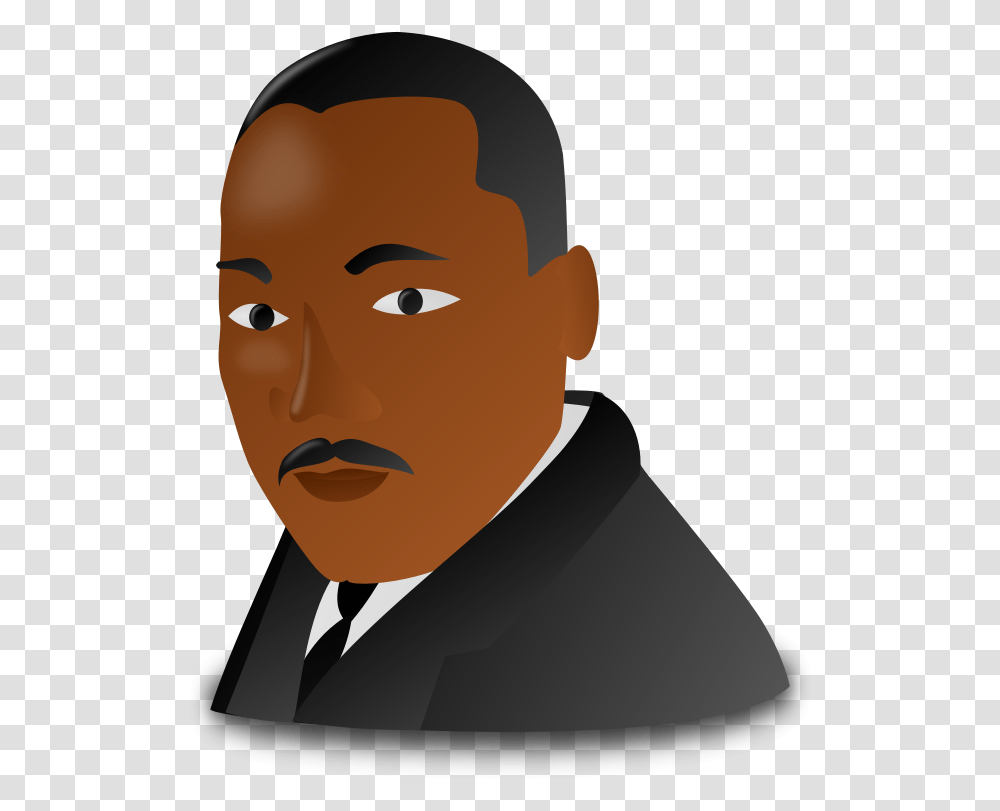 Martin Luther King Jr Clipart, Face, Head, Suit, Overcoat Transparent Png