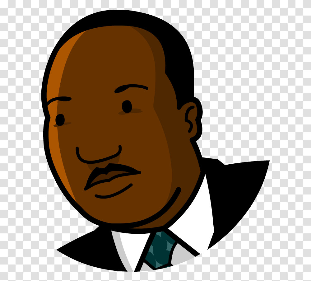 Martin Luther King Jr Clipart, Head, Face, Portrait Transparent Png