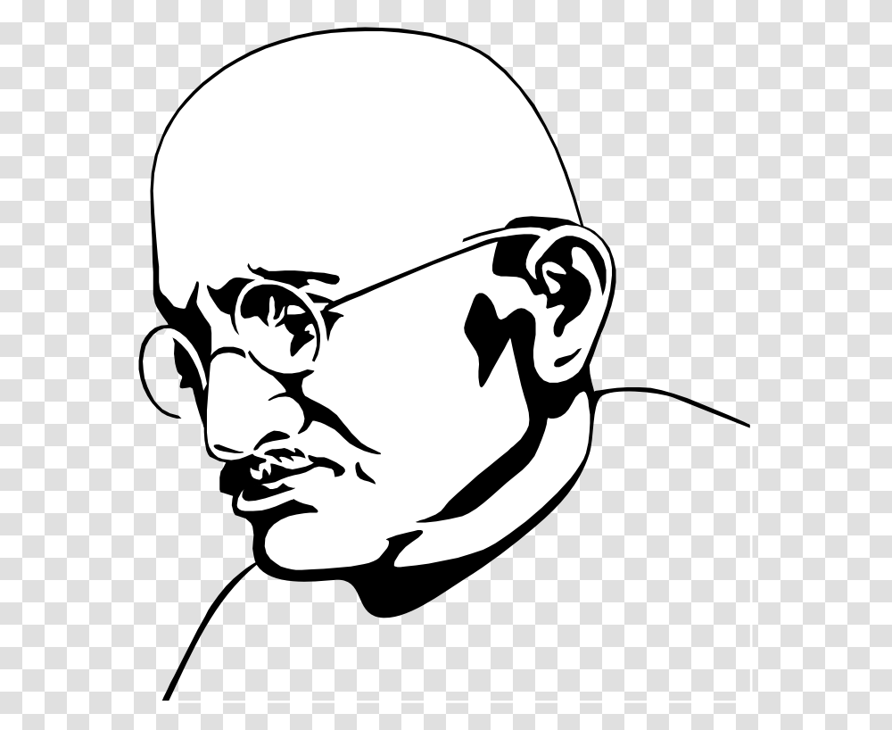 Martin Luther King Jr Coloring Mahatma Gandhi Vector, Face, Stencil, Sunglasses, Accessories Transparent Png