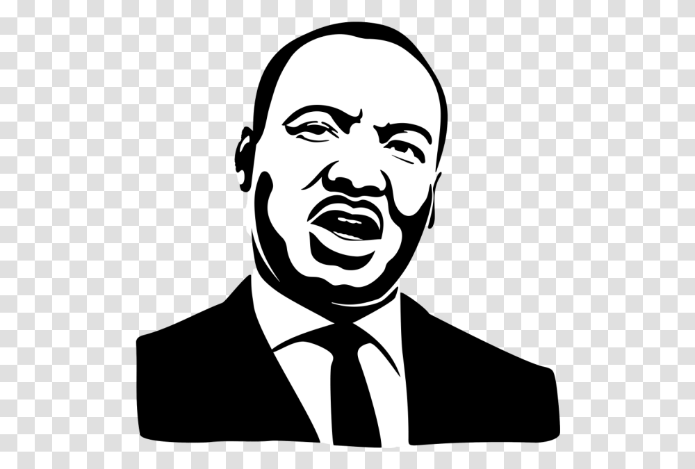 Martin Luther King Jr Martin Luther King, Face, Person, Human, Stencil Transparent Png