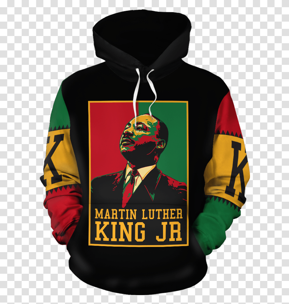 Martin Luther King Jr Retro All Over HoodieClass Martin Luther King Jr Hoodie, Apparel, Sweatshirt, Sweater Transparent Png