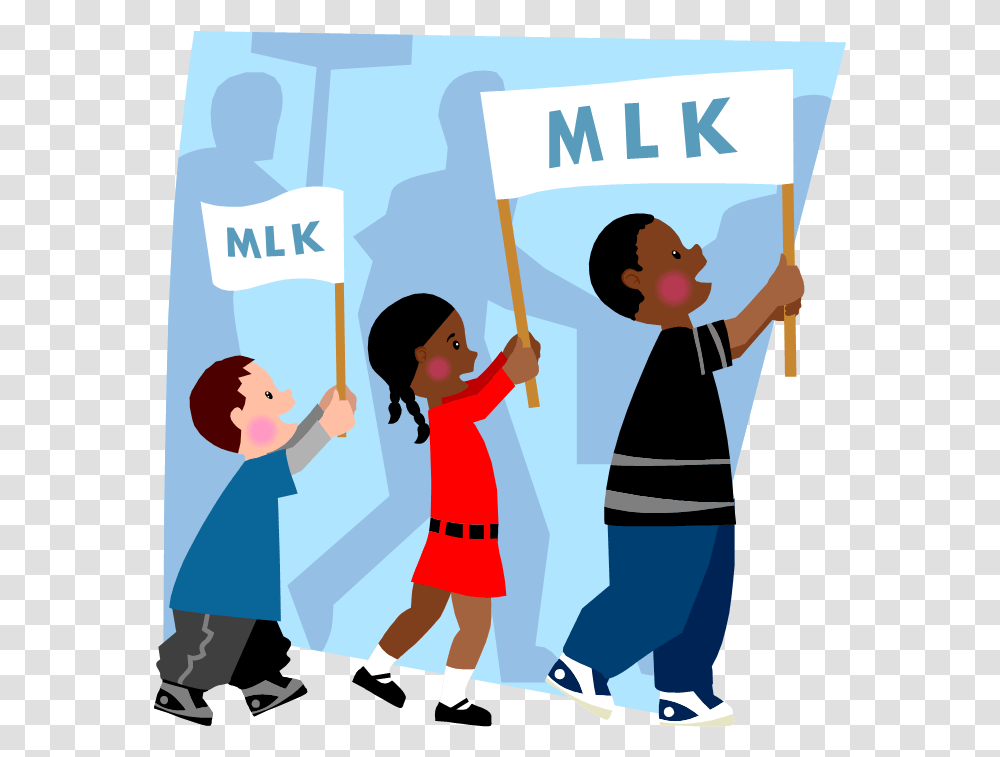 Martin Luther King Parade Clip Art Clipart Free Download Civil Rights Movement Clip Art, Poster, Advertisement, Person, Flyer Transparent Png