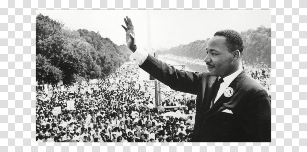 Martin Luther King, Person, Crowd, Audience, People Transparent Png