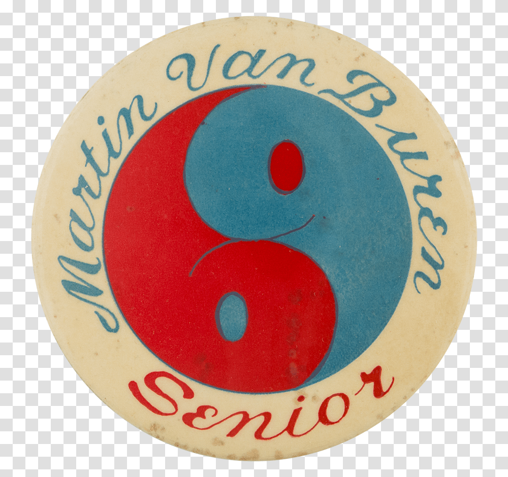 Martin Van Buren Ying Yang Schools Button Museum Circle, Logo, Trademark, Badge Transparent Png