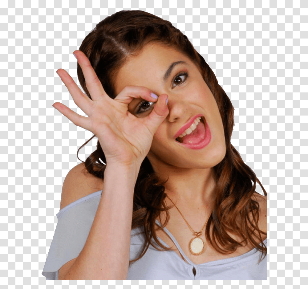 Martina Stoessel Open Mouth Hd Download, Person, Human, Finger, Pendant Transparent Png