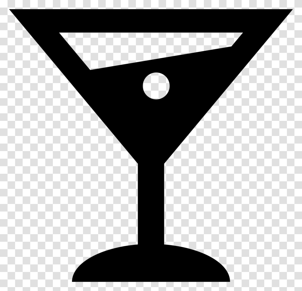 Martini Alcoholic Drink Glass Icon Free Download, Triangle, Lamp, Cocktail, Beverage Transparent Png