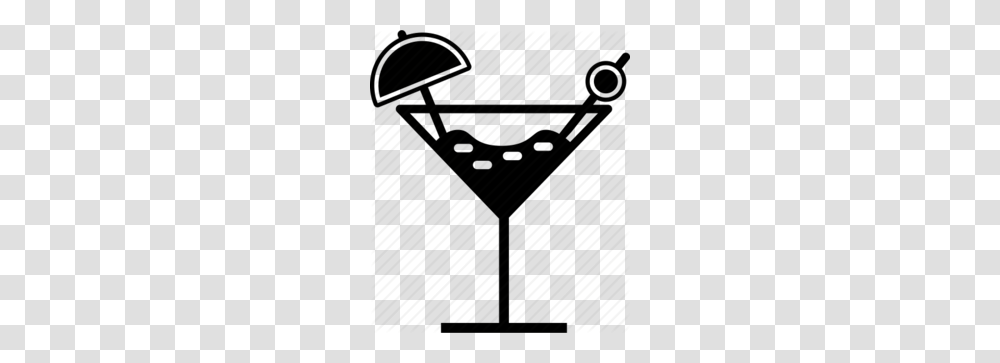 Martini Clipart, Silhouette Transparent Png