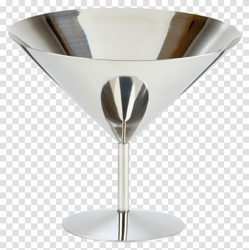 Martini Glass Stainless Steel Short Stem 16 Cm, Lamp, Cocktail, Alcohol, Beverage Transparent Png