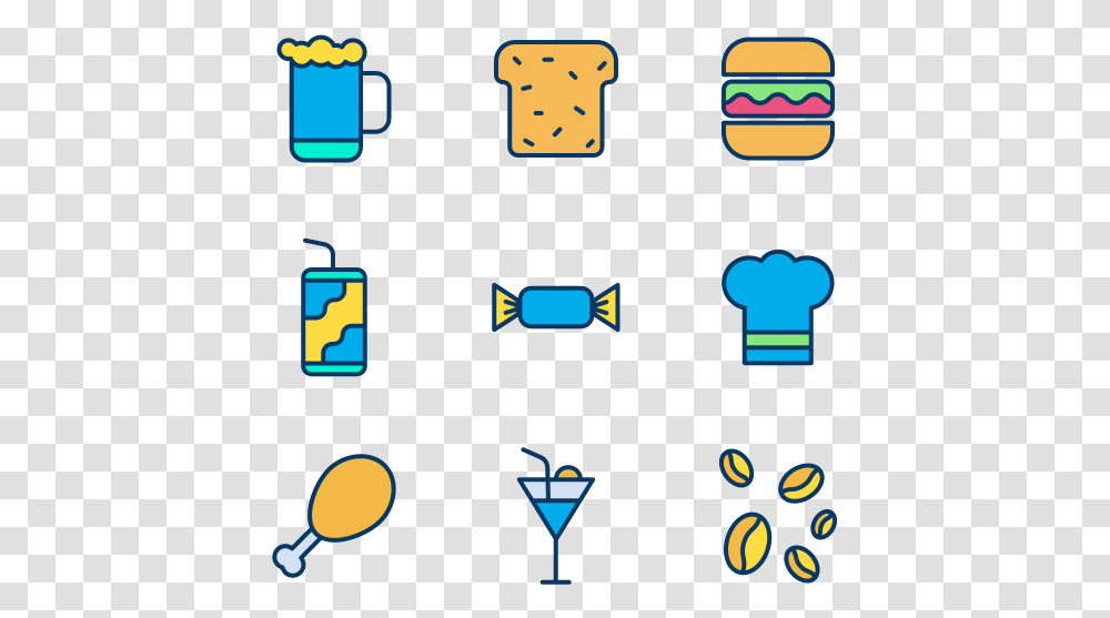 Martini Icon, Pac Man, Number Transparent Png