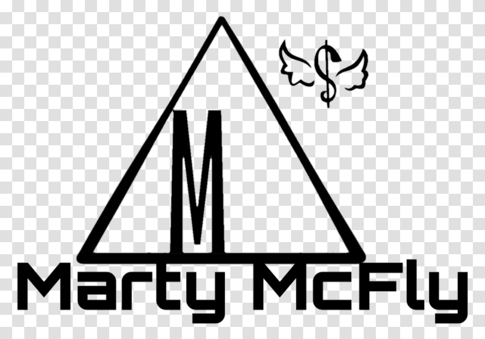 Marty Mcfly Dollar Sign With Wings, Triangle, Scoreboard Transparent Png
