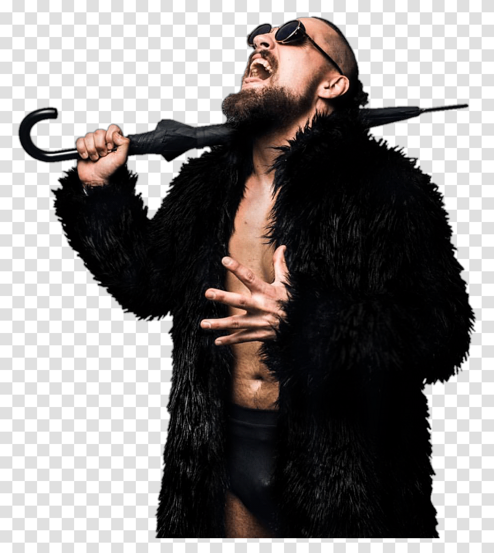 Marty Scurll Hd, Face, Person, Coat Transparent Png