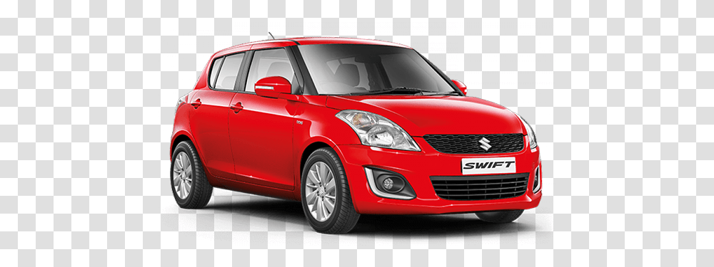 Maruti Suzuki Swift Fire Red, Car, Vehicle, Transportation, Sedan Transparent Png