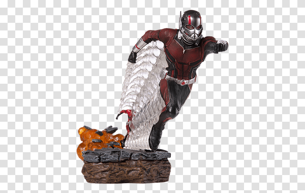 Marvel Ant Man Statue, Person, Human, Helmet Transparent Png