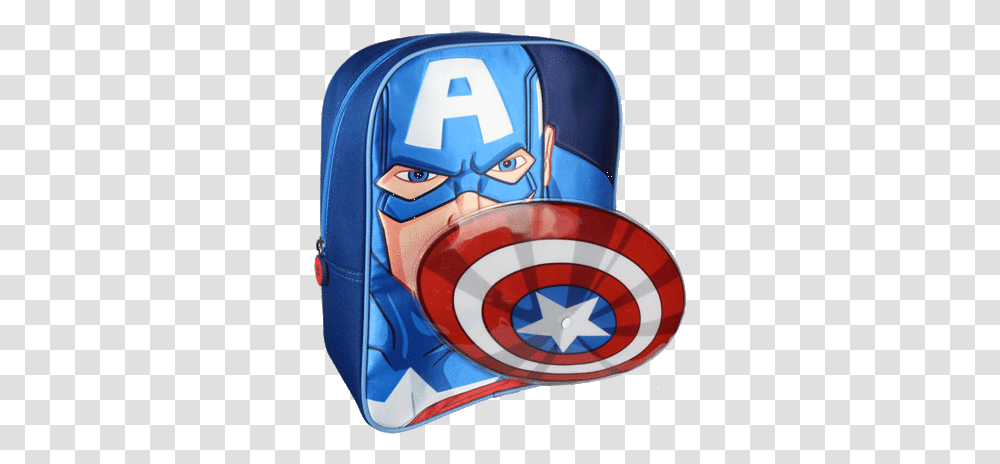 Marvel Avengers Captain America Captain America, Helmet, Clothing, Apparel, Bag Transparent Png