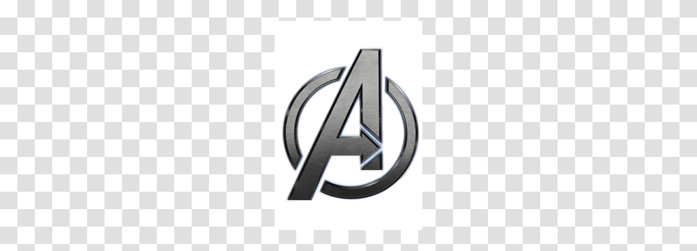 Marvel Avengers Silver Logo Vinyl Wall Sticker Various Sizes Ebay, Trademark, Emblem, Sink Faucet Transparent Png