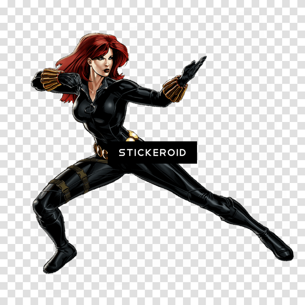 Marvel Black Widow Karate Download Marvel Vs Capcom Infinite Black Widow, Ninja, Person, Hand, Poster Transparent Png