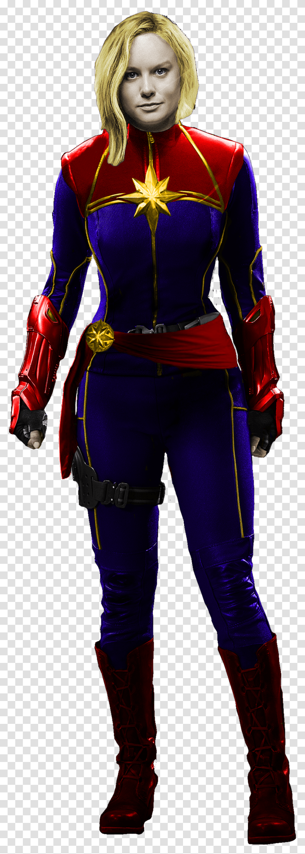 Marvel Captain Marvel, Costume, Person, Performer Transparent Png