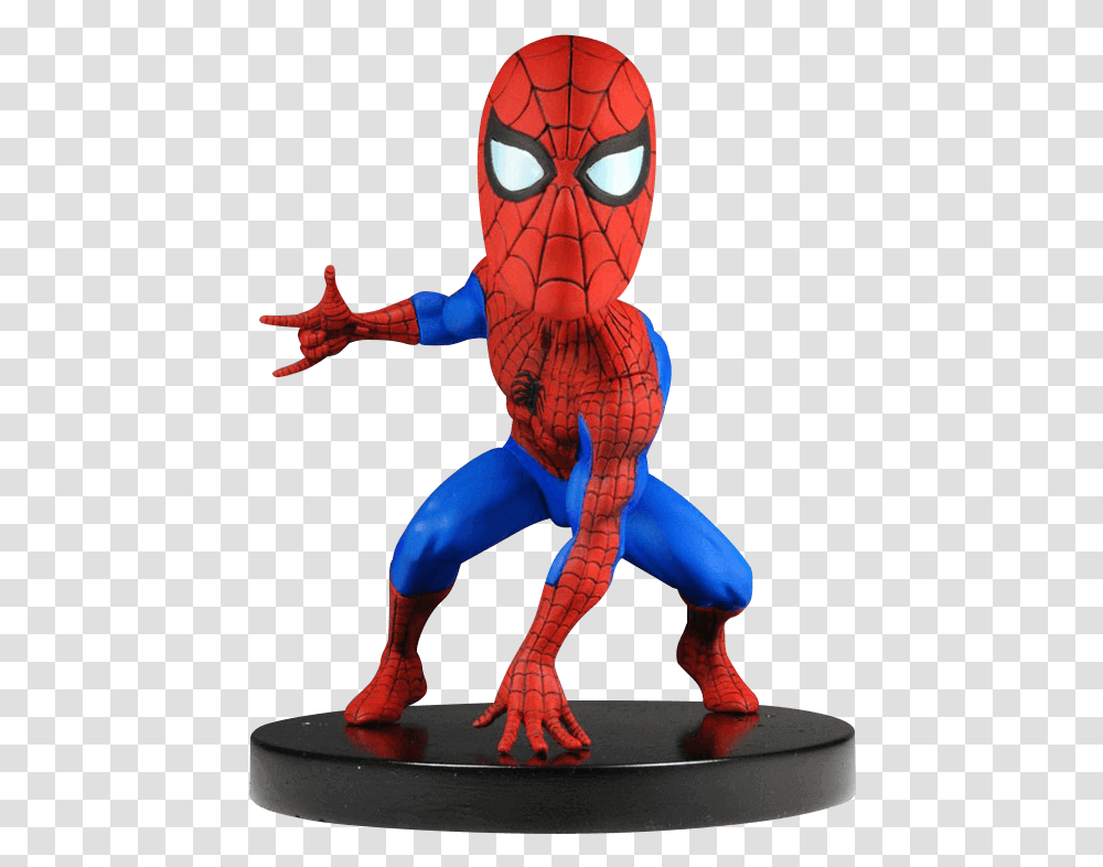 Marvel Classics Spiderman Headknocker, Toy, Leisure Activities, Figurine, Person Transparent Png