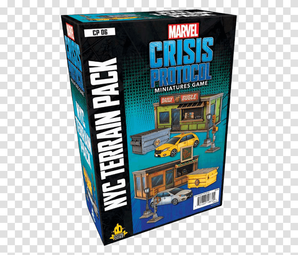 Marvel Crisis Protocol Nyc Terrain Expansion, Arcade Game Machine, Car, Transportation, Automobile Transparent Png