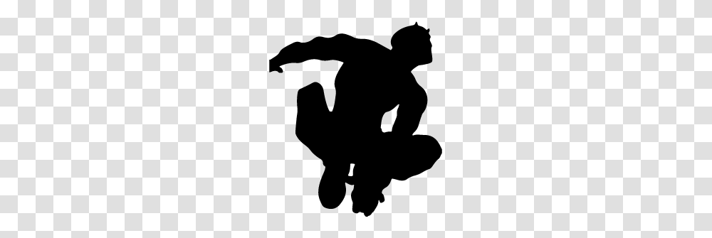 Marvel Daredevil Clipart Daredevil Silhouette, Stencil, Ninja, Person, Human Transparent Png