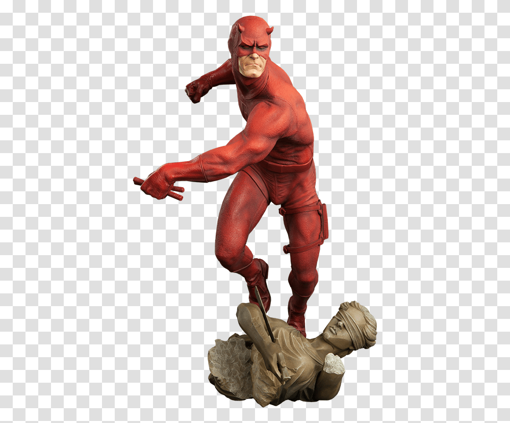 Marvel Daredevil Premium Format, Person, Statue, Sculpture Transparent Png