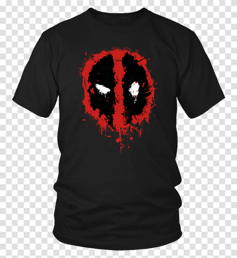Marvel Deadpool Splatter Icon Shirt Marvel T Shirts Deadpool, Apparel, Sleeve, T-Shirt Transparent Png