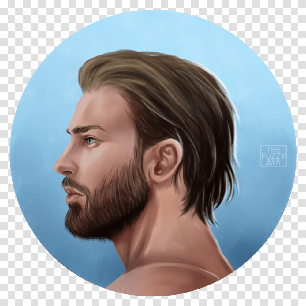 Marvel Funny Captain America And Bucky Hair Design, Face, Person, Human, Beard Transparent Png