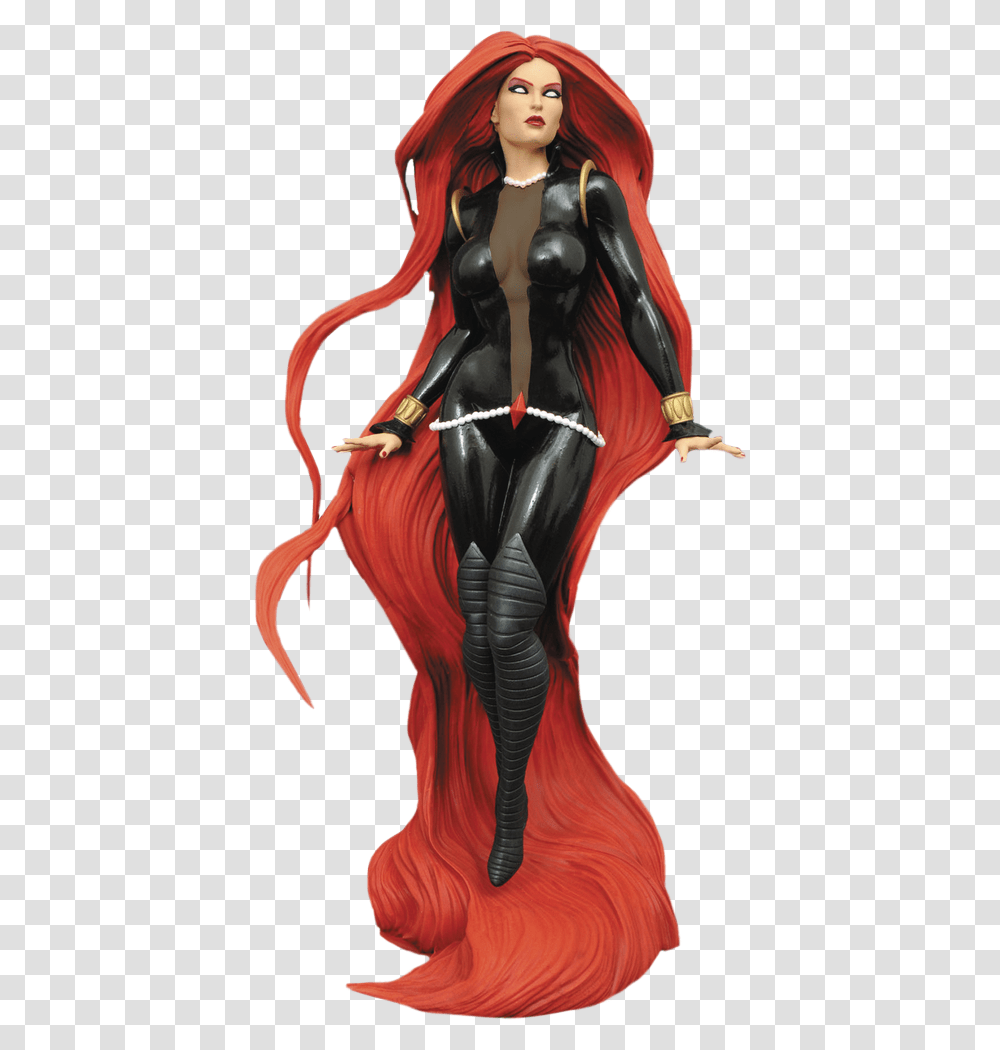 Marvel Gallery Medusa, Costume, Latex Clothing, Head, Person Transparent Png