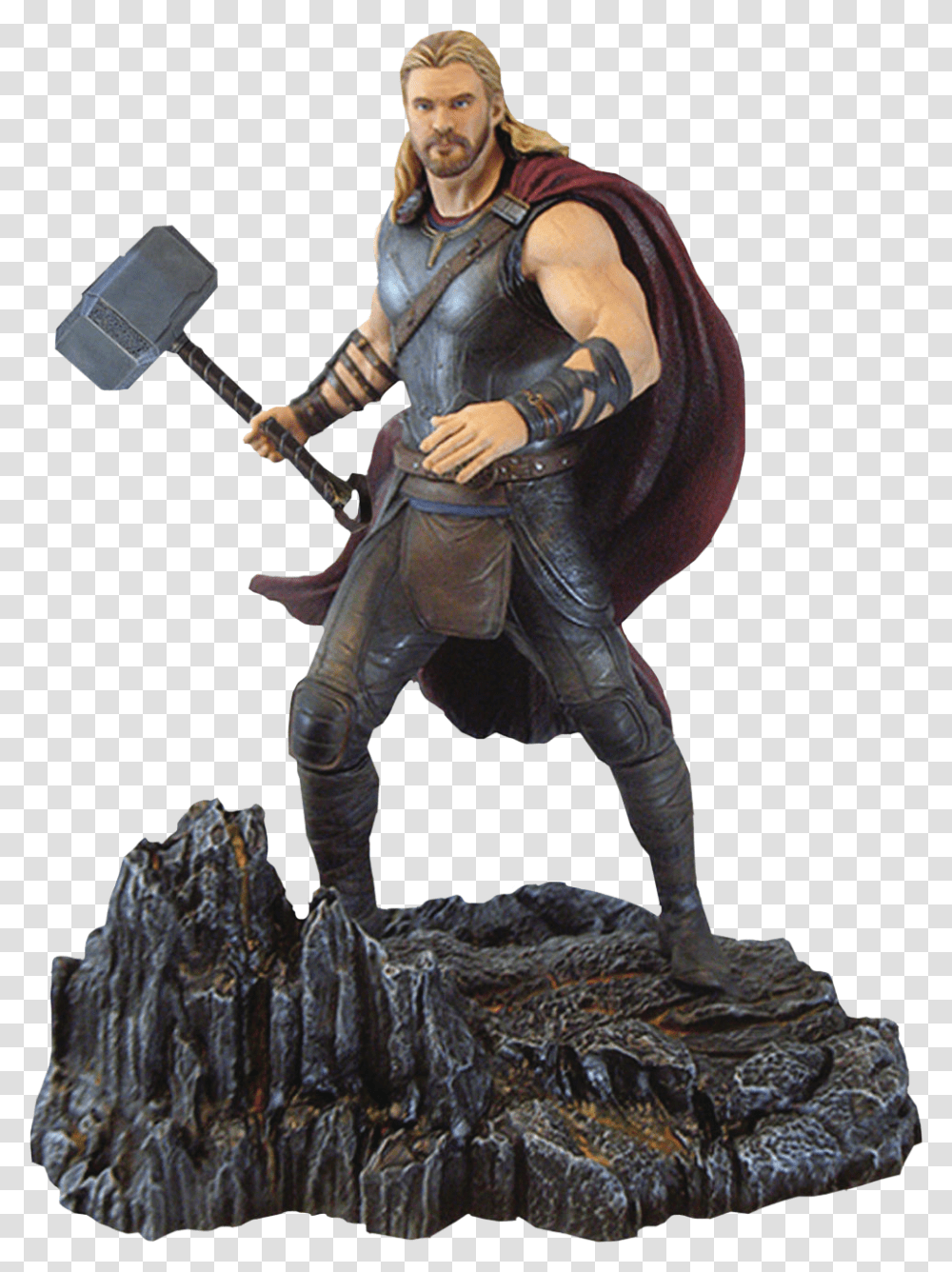 Marvel Gallery Thor Ragnarok, Person, Figurine, Bronze, Costume Transparent Png