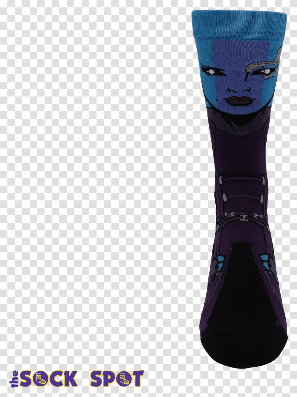 Marvel Guardians Of The Galaxy Nebula 360 Superhero Sock, Brace, Shoe, Footwear Transparent Png