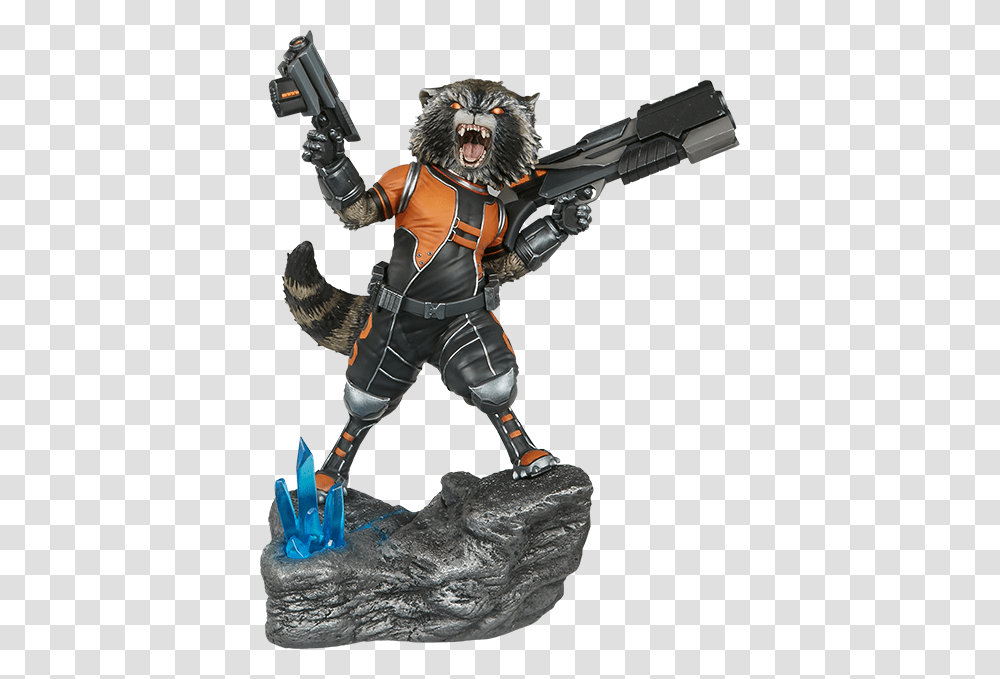Marvel Guardians Of The Galaxy Rocket Premium Format Silo, Person, Toy, Soil, People Transparent Png