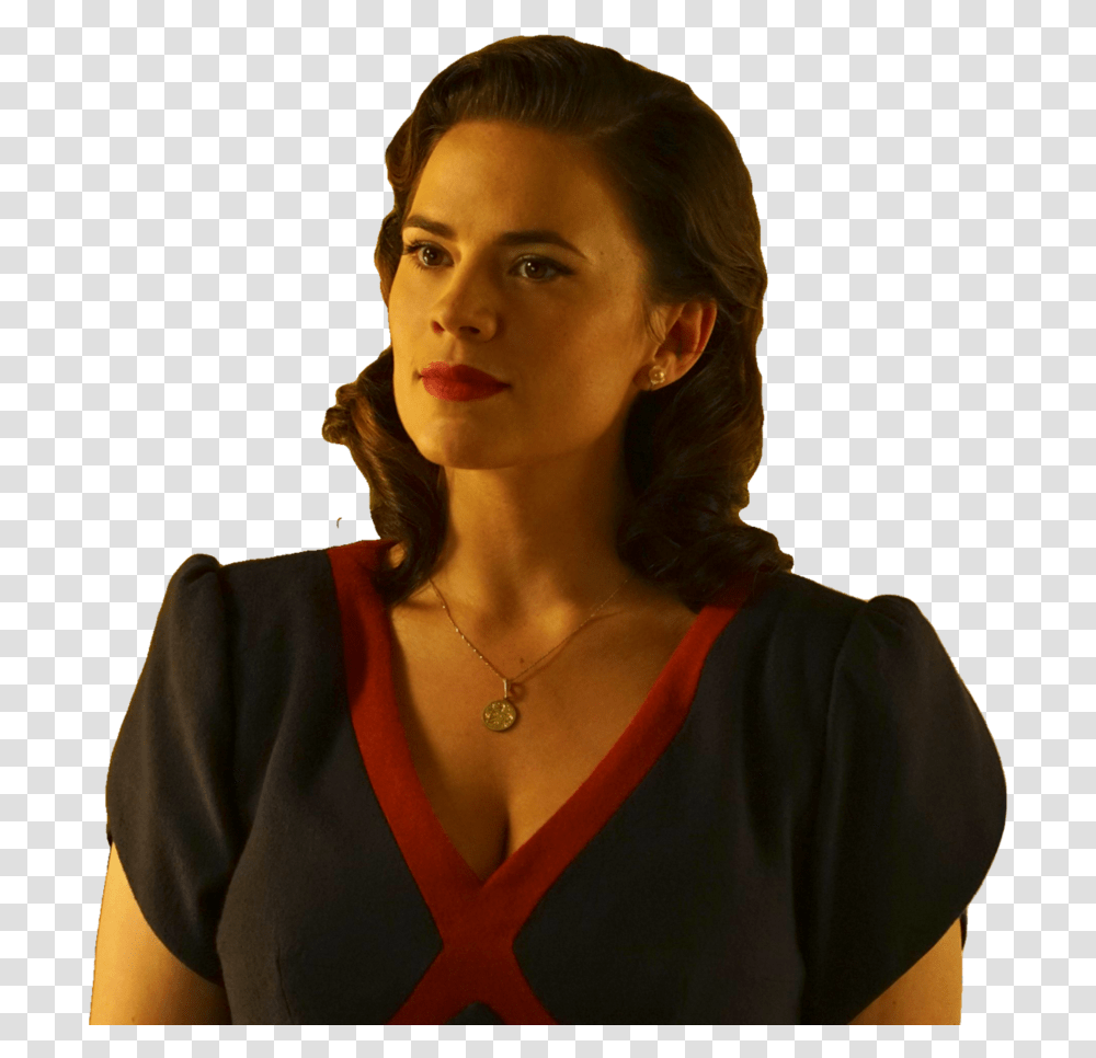 Marvel Hayley Atwell Peggy Carter, Person, Sleeve, Long Sleeve Transparent Png