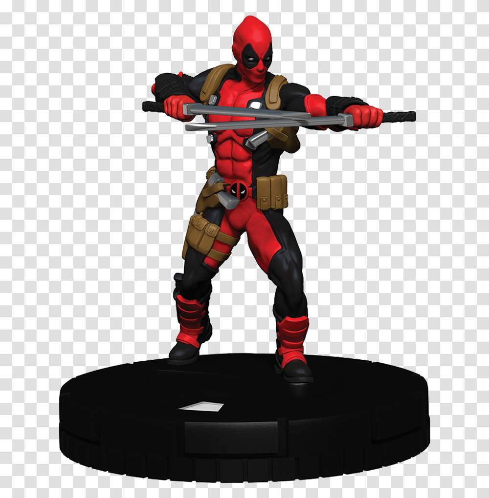 Marvel Heroclix Deadool And Friends Monthly Op Marvel Heroclix Deadpool X Force, Person, Toy, Helmet, Clothing Transparent Png
