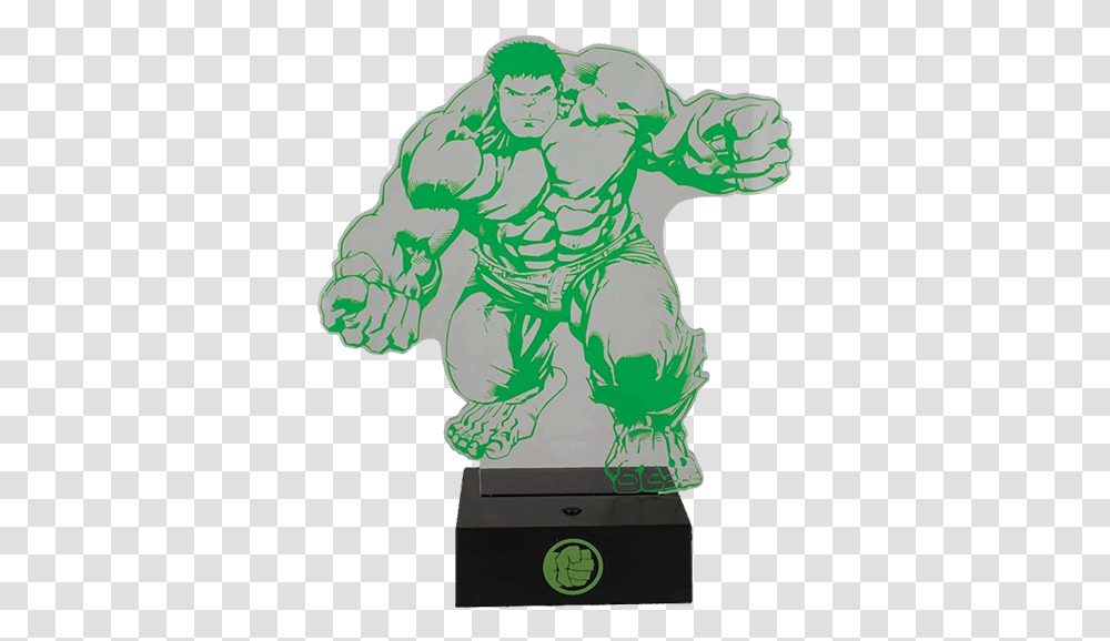 Marvel Hulk Character Light Lampade Avengers, Statue, Sculpture, Art, Wildlife Transparent Png