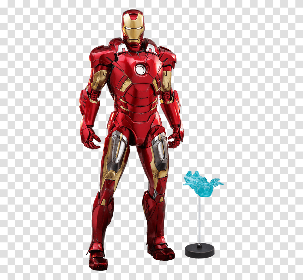 Marvel Iron Man Mark Vii Sixth Scale Figure By Hot Marvel Avengers Iron Man, Toy, Helmet, Apparel Transparent Png