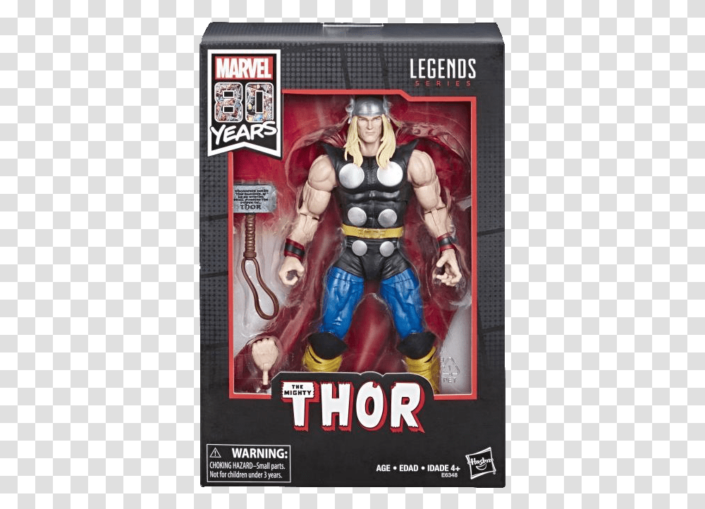 Marvel Legends 80 Aniversary Thor, Poster, Advertisement, Person, Human Transparent Png