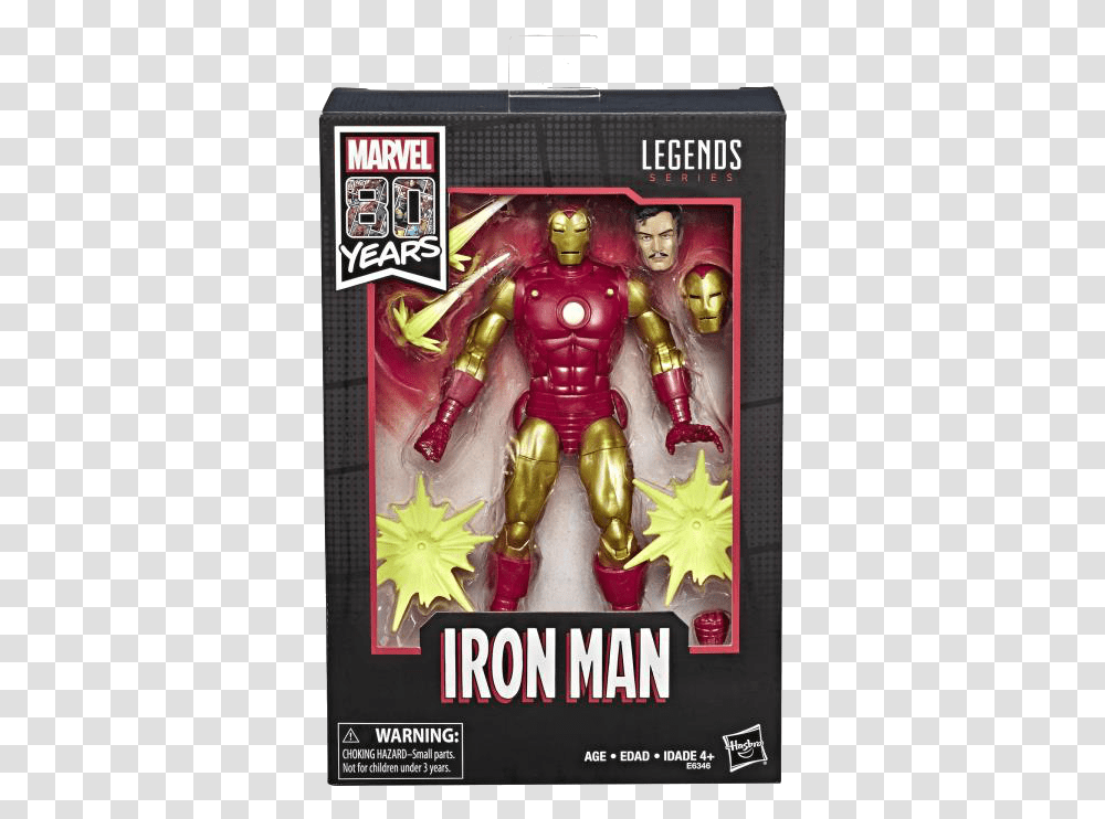 Marvel Legends 80th Anniversary Iron Man, Poster, Advertisement, Paper, Flyer Transparent Png