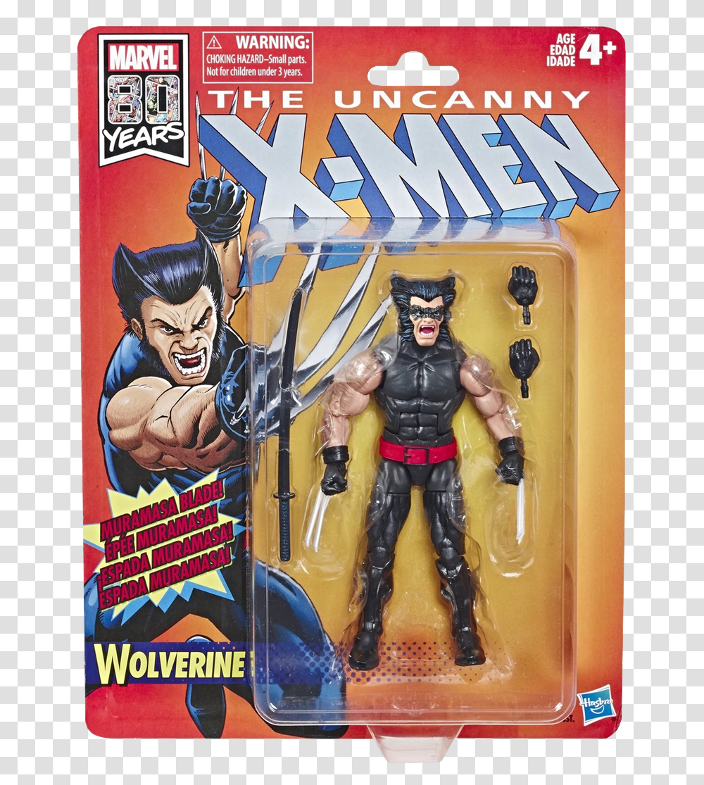 Marvel Legends 80th Anniversary Wolverine, Poster, Advertisement, Batman, Figurine Transparent Png