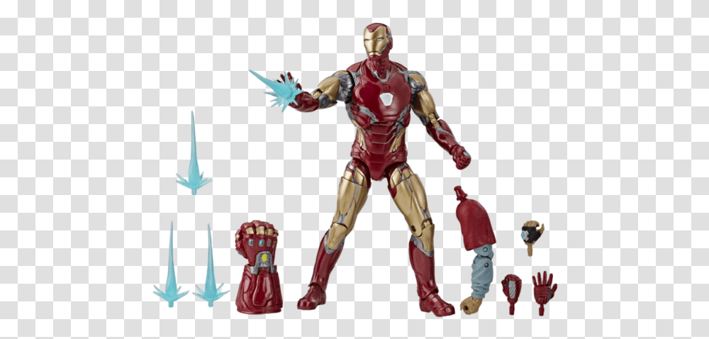 Marvel Legends Avengers Endgame Iron Man Mark, Person, Figurine, People Transparent Png
