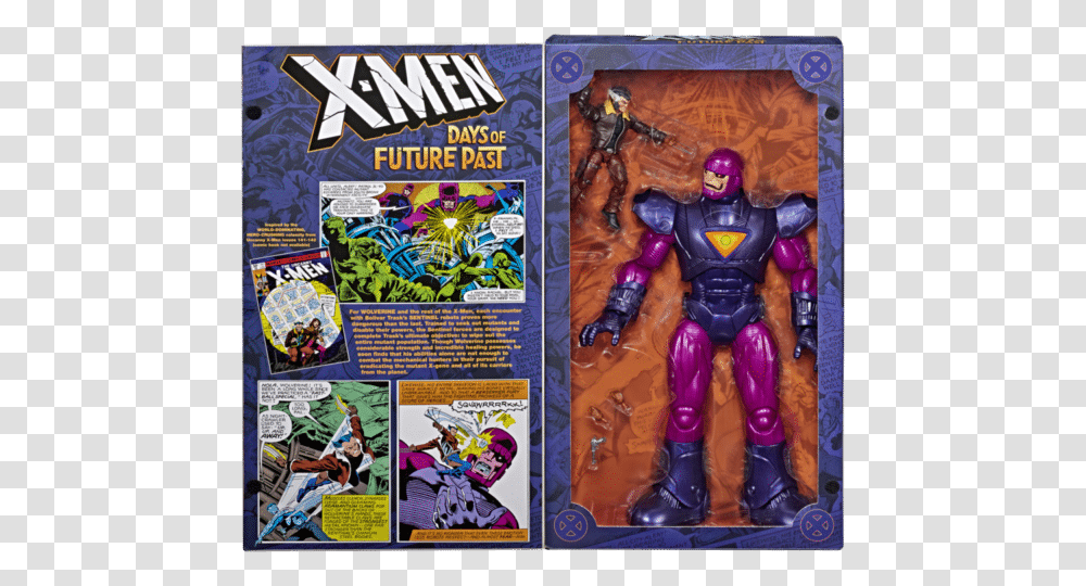 Marvel Legends Sentinel And Wolverine, Person, Human, Comics, Book Transparent Png