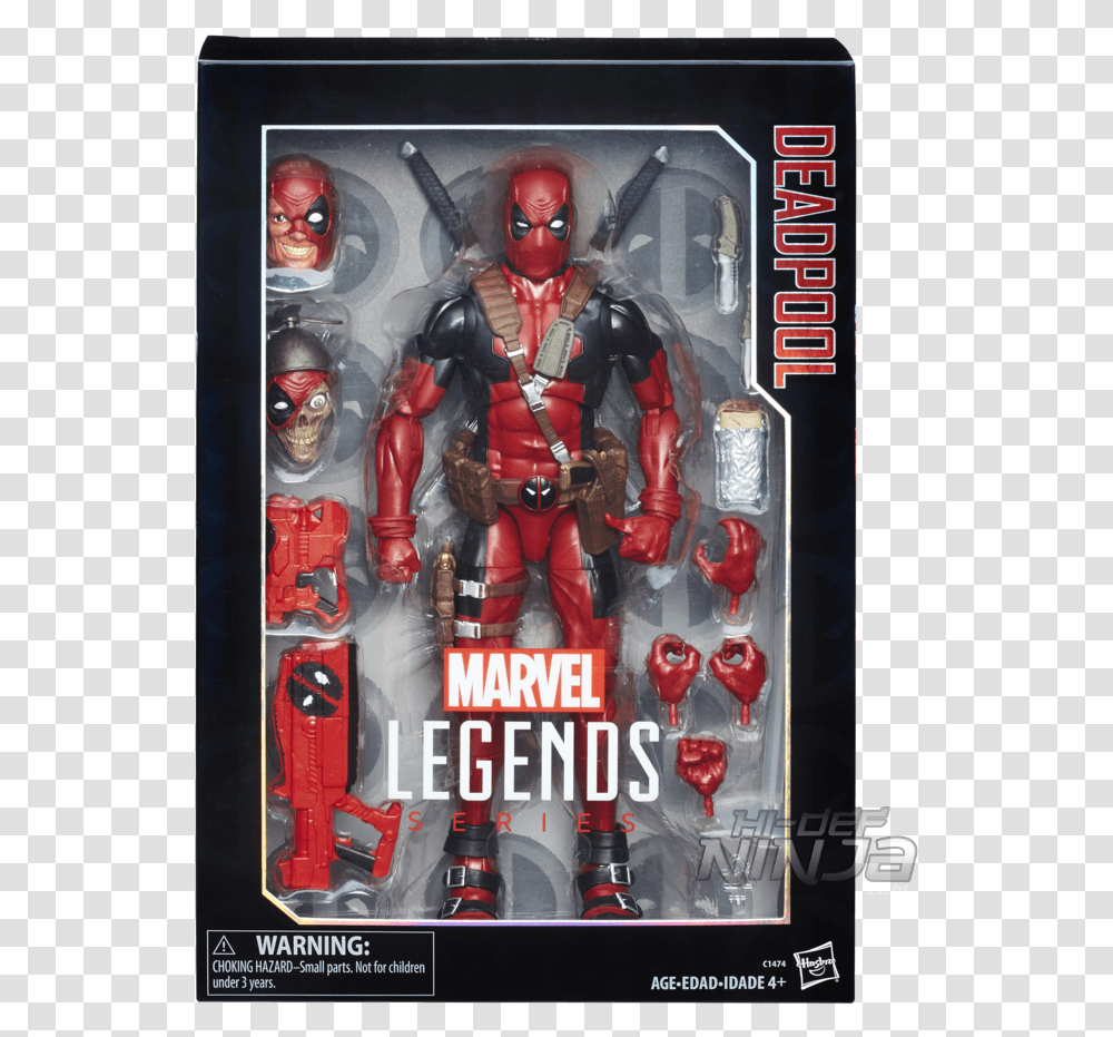 Marvel Legends Series 12 Inch Figures Deadpool Marvel Legends 12 Inch, Toy, Figurine, Person, Human Transparent Png