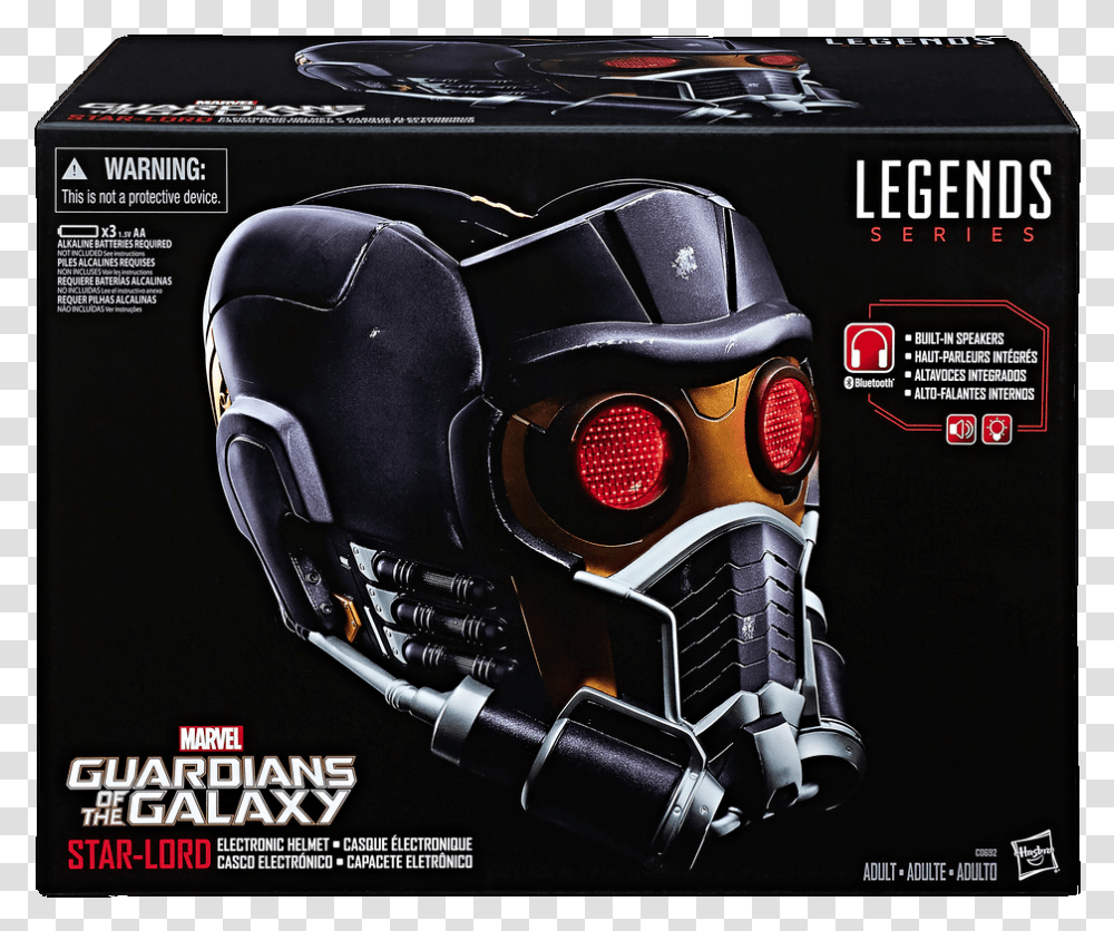 Marvel Legends Series Star Lord Helmet, Poster, Advertisement, Flyer, Paper Transparent Png