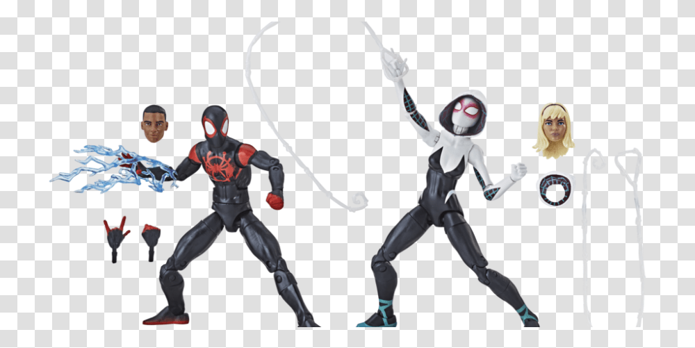 Marvel Legends Spider Man Into The Spider Verse 2 Pack, Ninja, Person, Helmet Transparent Png
