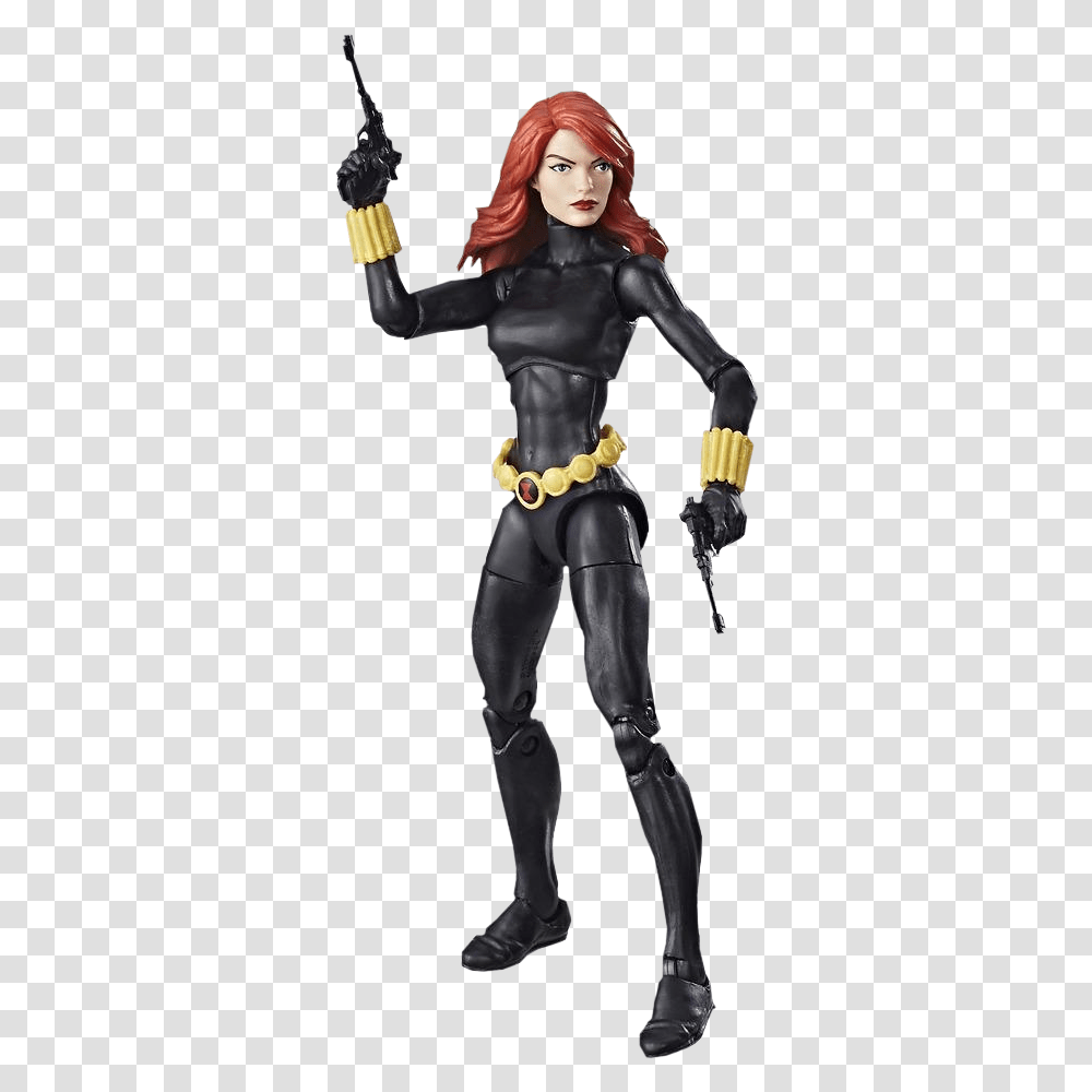 Marvel Legends Vintage Black Widow, Ninja, Person, Human, Figurine Transparent Png