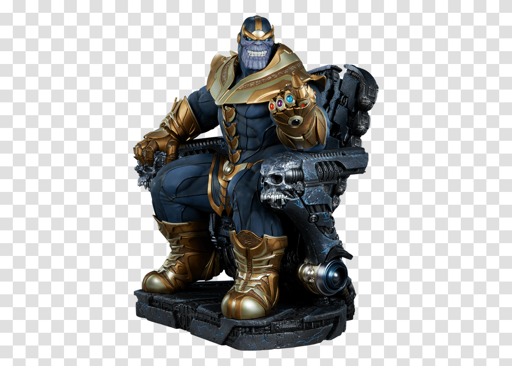 Marvel Maquette Thanos On Throne, Footwear, Boot, Costume Transparent Png