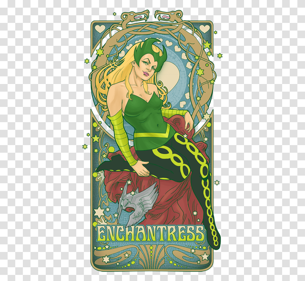 Marvel Mucha, Green, Poster, Advertisement, Person Transparent Png