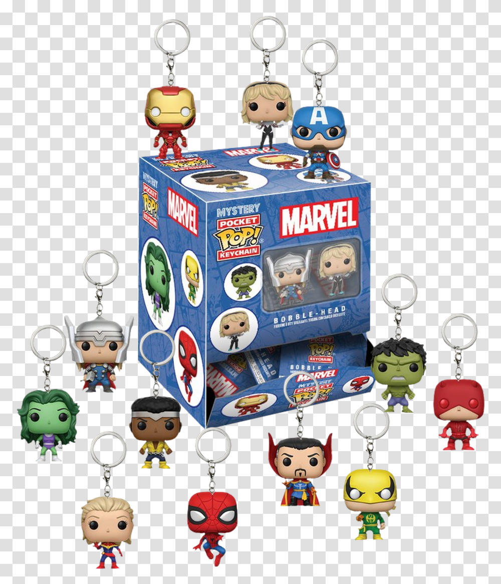 Marvel Mystery Pocket Pop Key Chains Funko Pocket Pop Marvel, Pendant, Accessories, Accessory, Jewelry Transparent Png