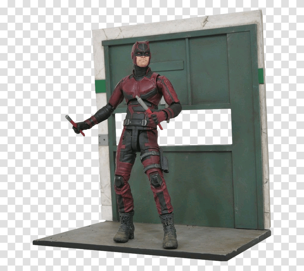 Marvel Netflix Daredevil Figure, Costume, Figurine, Person, Human Transparent Png