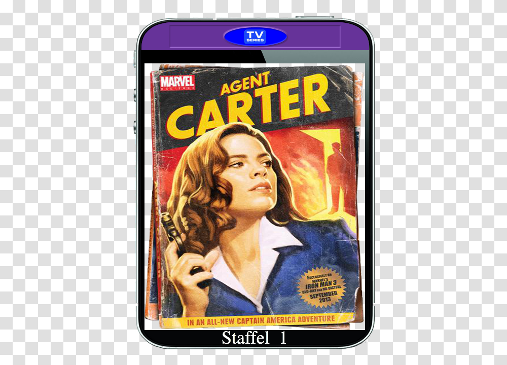 Marvel One Shot Agent Carter Poster Person Human Advertisement Flyer Transparent Png Pngset Com