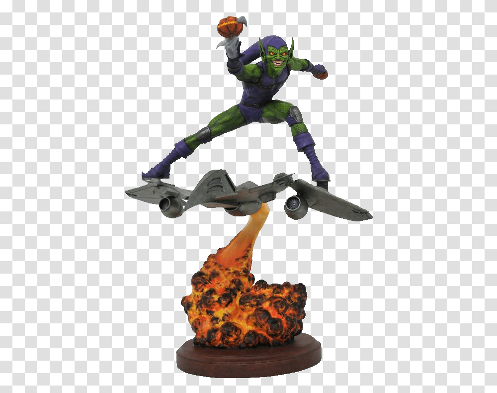 Marvel Premier Collection Green Goblin Limited Edition Statue Green Goblin Marvel Select, Outdoors, Mountain, Nature, Person Transparent Png